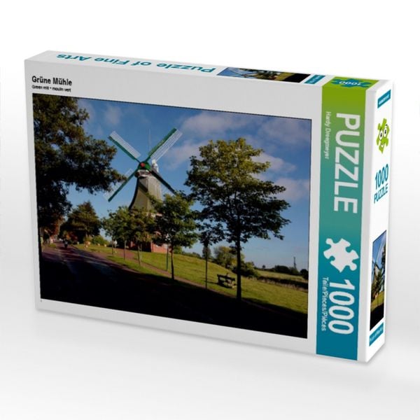 Produktbild: CALVENDO Puzzle Gr&uuml;ne M&uuml;hle | 1000 Teile Lege-Gr&ouml;&szlig;e 64x48cm Foto-Puzzle f&uuml;r gl&uuml;ckliche Stunden