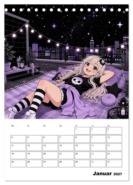 Produktbild: Kim, eben anders normal (Tischkalender 2027 DIN A5 hoch), CALVENDO Monatskalender