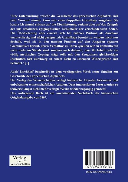Produktbild: Studien zur Geschichte des griechischen Alphabets
