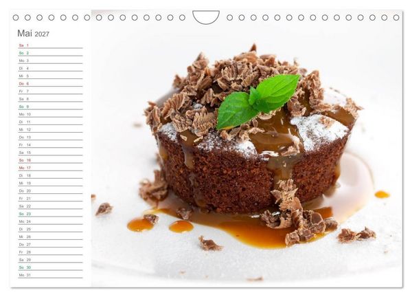 Produktbild: Mhhh... Kuchenzeit Mein K&uuml;chenplaner (Wandkalender 2027 DIN A4 quer), CALVENDO Monatskalender