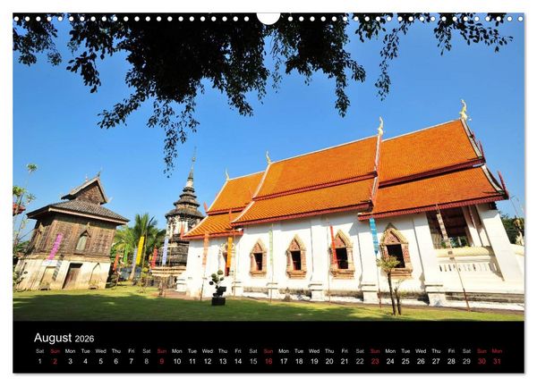 Produktbild: Monuments of Thailand 2026 (Wall Calendar 2026 DIN A3 landscape), CALVENDO 12 Month Wall Calendar