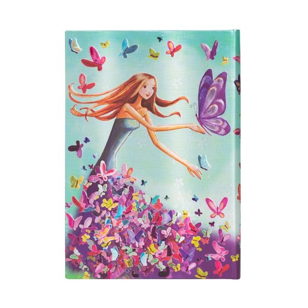 Produktbild: Hardcover Notizbuch Sommerschmetterlinge, Midi, Liniert