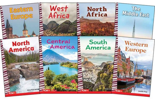 Produktbild: Explore the World: The Americas, Europe, Africa and the Middle East: Social Studies Readers 8-Book Set