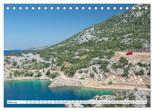 Produktbild: Abenteuer Camping Balkan (Tischkalender 2026 DIN A5 quer), CALVENDO Monatskalender