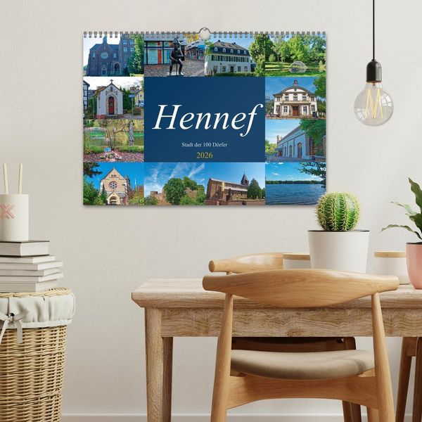 Produktbild: Hennef - Stadt der 100 D&ouml;rfer (Wandkalender 2026 DIN A3 quer), CALVENDO Monatskalender