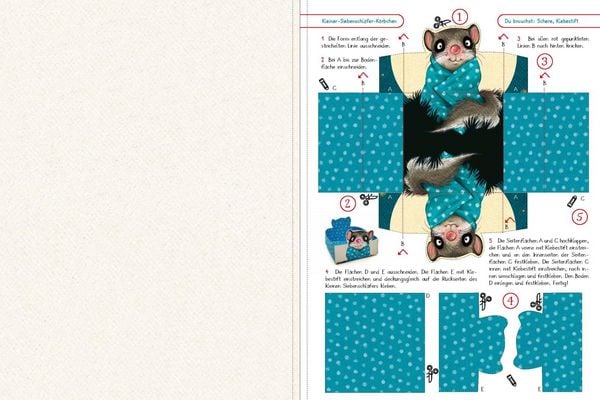 Produktbild: Der kleine Siebenschl&auml;fer: Mein erstes Schnipp-Schnapp-Bastelbuch