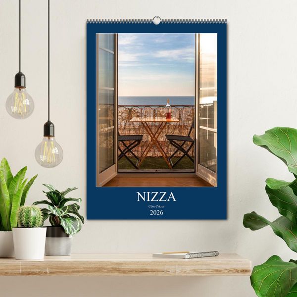 Produktbild: Nizza &ndash; Cote d'Azur 2026 (Wandkalender 2026 DIN A2 hoch), CALVENDO Monatskalender