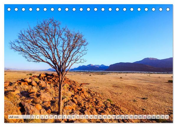 Produktbild: Namibia - Kunene (Tischkalender 2026 DIN A5 quer), CALVENDO Monatskalender