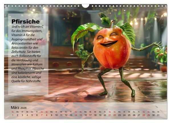 Produktbild: Tanzende Fr&uuml;chtchen (Wandkalender 2026 DIN A3 quer), CALVENDO Monatskalender