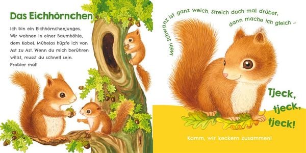 Produktbild: H&ouml;r mal, wie ich keckern kann (Mein erstes Streichel-Soundbuch 3)