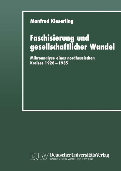 Produktbild: Faschisierung und gesellschaftlicher Wandel