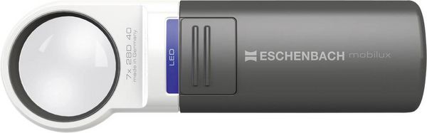 Produktbild: Eschenbach 151110 Handlupe mit LED-Beleuchtung Vergr&ouml;&szlig;erungsfaktor: 10 x Linsengr&ouml;&szlig;e: (&Oslash;) 35 mm