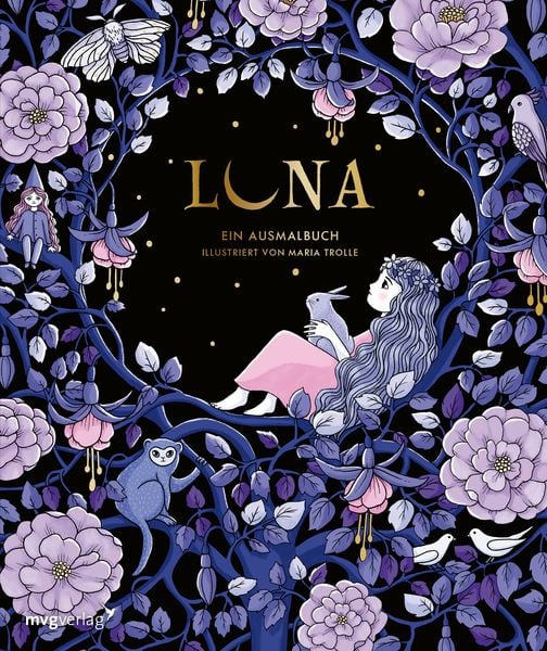 Luna – Ein Ausmalbuch, Taschenbuch von , Mvg, 978-3-7474-0391-4