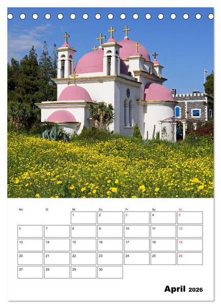 Produktbild: Israel - Der Monatsplaner 2026 (Tischkalender 2026 DIN A5 hoch), CALVENDO Monatskalender