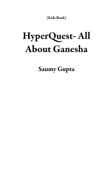 Produktbild: HyperQuest- All About Ganesha (Kids Book)