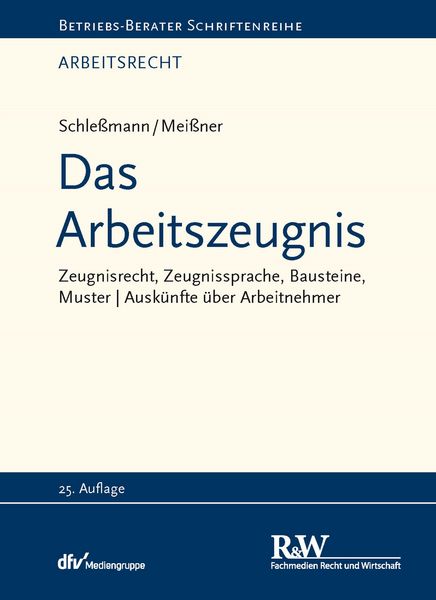 Produktbild: Das Arbeitszeugnis