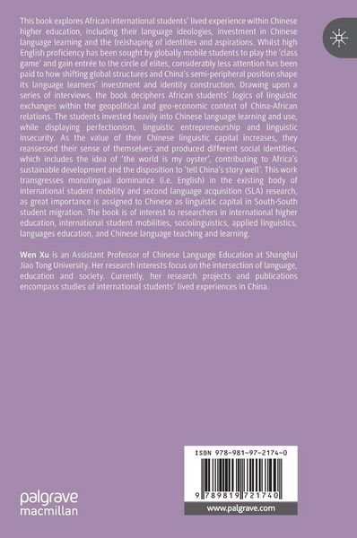 Produktbild: Linguistic Entrepreneurship in Sino-African Student Mobility