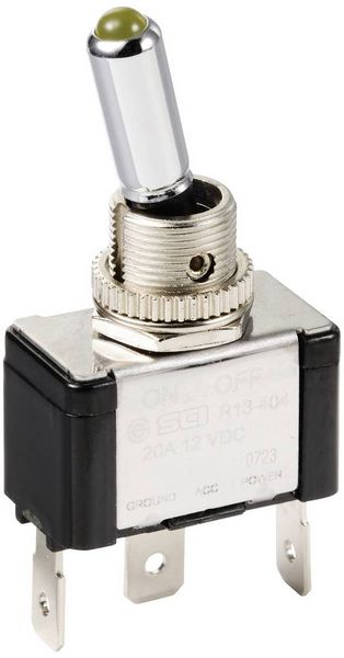 Produktbild: TRU COMPONENTS TC-11193836 Kippschalter 12 V/DC 20A 1 x Aus/Ein rastend 1St.