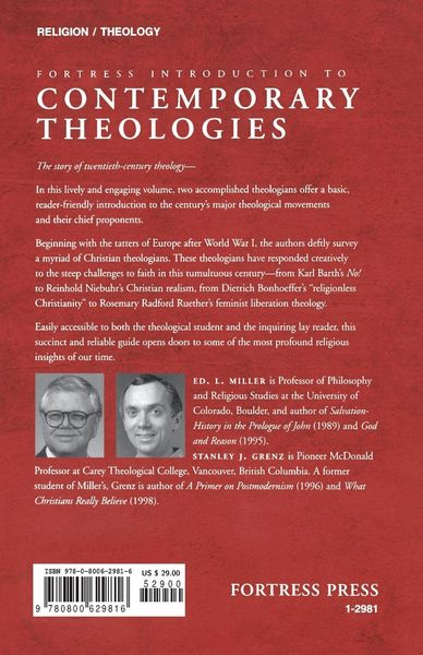 Produktbild: Fortress Introduction to Contempory Theologies