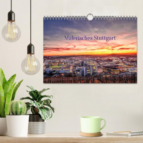 Produktbild: Malerisches Stuttgart (Wandkalender 2026 DIN A4 quer), CALVENDO Monatskalender