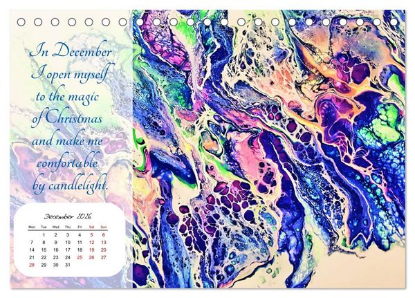 Produktbild: Your year filled with mindfulness (Desk Calendar 2026 DIN A5 landscape), CALVENDO 12 Month DeskCalendar