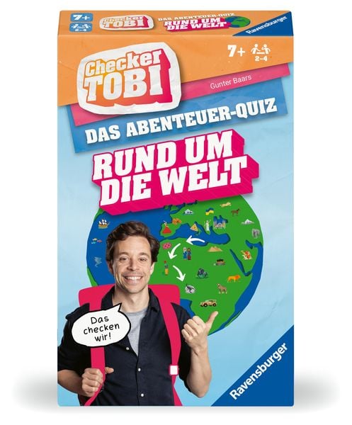 Produktbild: Checker Tobi: Rund um die Welt - Ravensburger ab 7 Jahre