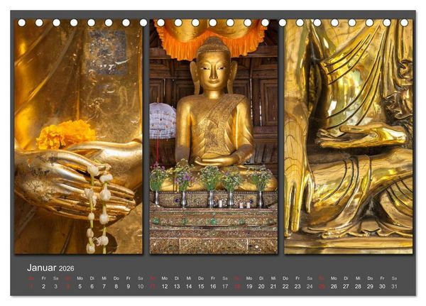 Produktbild: MEDITATION Zeit f&uuml;r mich (Tischkalender 2026 DIN A5 quer), CALVENDO Monatskalender
