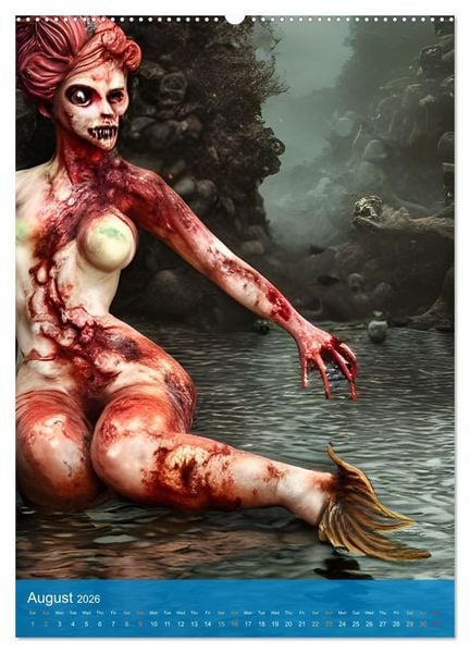 Produktbild: Sirens of the Undead Seas (Wall Calendar 2026 DIN A2 portrait), CALVENDO 12 Month Wall Calendar