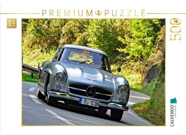 CALVENDO Puzzle Mercedes 300SL Flügeltürer - 1954 | 500 Teile Lege-Größe 48 × 36 cm Foto-Puzzle für Erwachsene