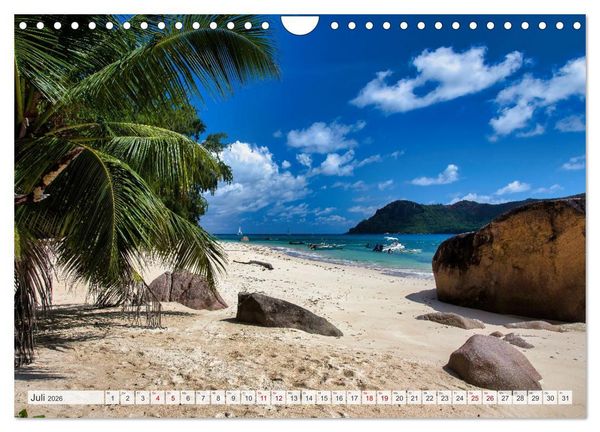 Produktbild: Die Seychellen - ganz nah am Paradies (Wandkalender 2026 DIN A4 quer), CALVENDO Monatskalender