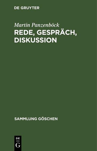 Produktbild: Rede, Gespr&auml;ch, Diskussion