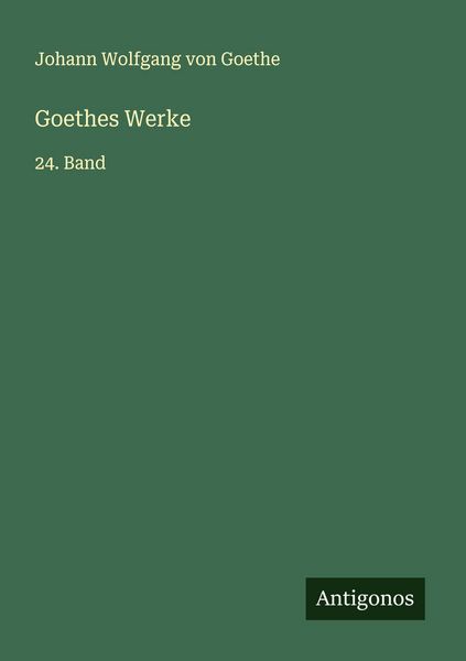 Produktbild: Goethes Werke