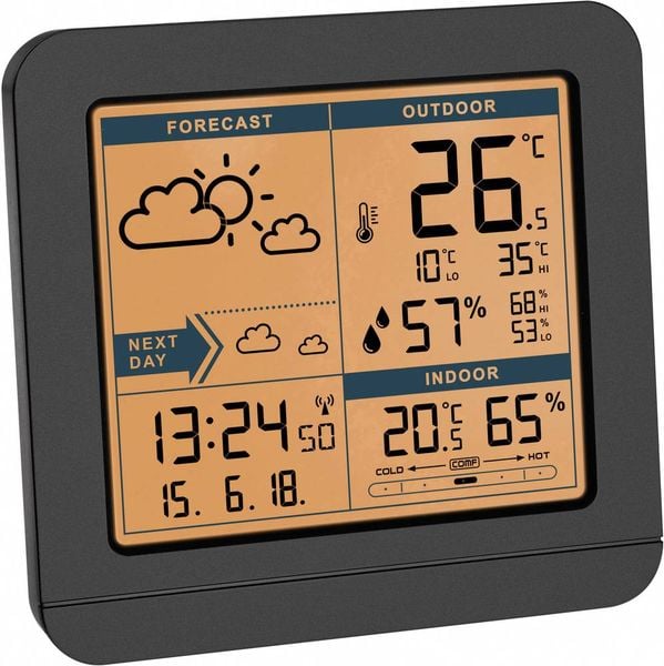 Produktbild: TFA Dostmann Sky 35.1152.01 Funk-Wetterstation Vorhersage f&uuml;r 2 Tage Anzahl Sensoren max. 1 St.