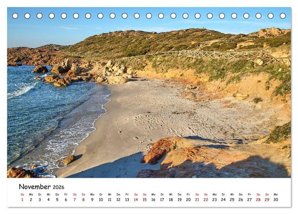 Produktbild: Sardinien - Ein St&uuml;ck Karibik im Mittelmeer (Tischkalender 2026 DIN A5 quer), CALVENDO Monatskalender