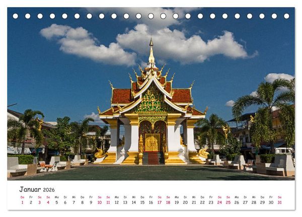 Produktbild: Laos - Im Herzen Indochinas (Tischkalender 2026 DIN A5 quer), CALVENDO Monatskalender