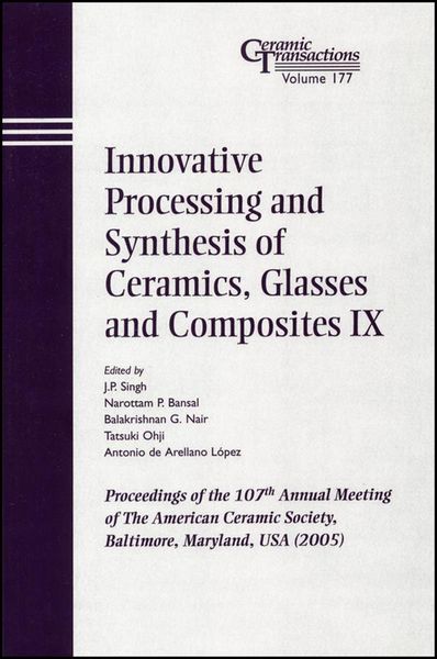 Produktbild: Innovative Processing and Synthesis of Ceramics, Glasses and Composites IX