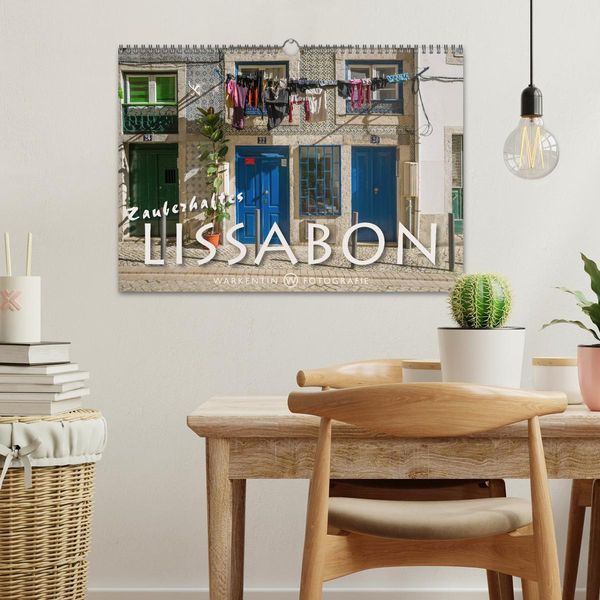 Produktbild: Zauberhaftes Lissabon (Wandkalender 2026 DIN A3 quer), CALVENDO Monatskalender