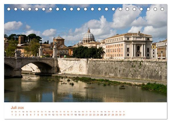 Produktbild: Rom (Tischkalender 2026 DIN A5 quer), CALVENDO Monatskalender