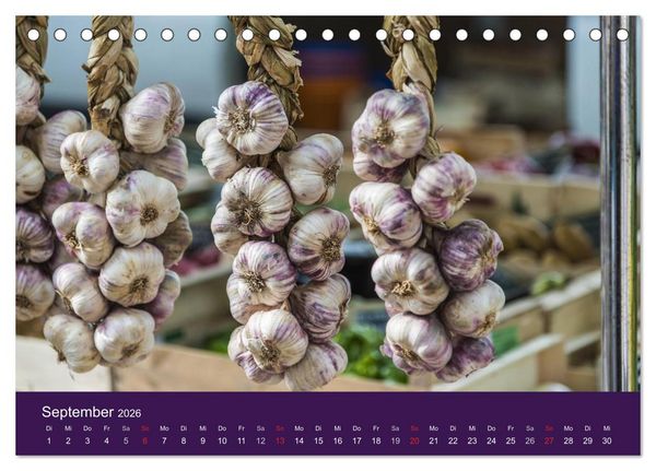 Produktbild: March&eacute; Provencal - M&auml;rkte der Provence (Tischkalender 2026 DIN A5 quer), CALVENDO Monatskalender