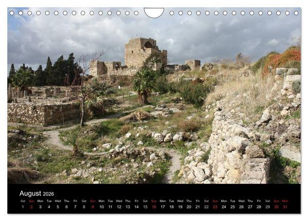 Produktbild: Monuments of Lebanon 2026 (Wall Calendar 2026 DIN A4 landscape), CALVENDO 12 Month Wall Calendar