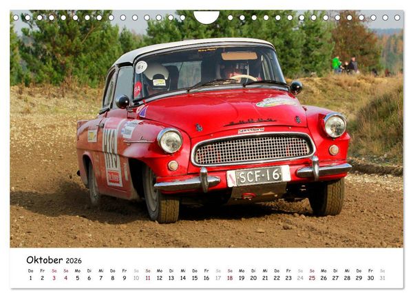 Produktbild: Lausitzrallye Histo EM (Wandkalender 2026 DIN A4 quer), CALVENDO Monatskalender
