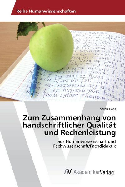 Produktbild: Zum Zusammenhang von handschriftlicher Qualit&auml;t und Rechenleistung