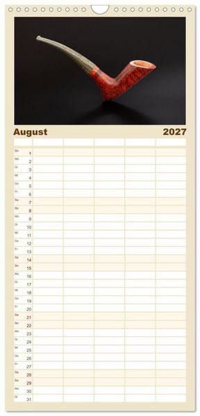 Produktbild: Familienplaner 2027 - Pfeifenwelten mit 5 Spalten (Wandkalender, 21 x 45 cm) CALVENDO