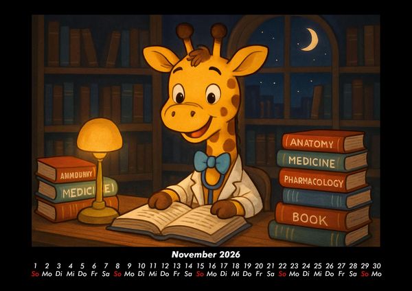 Produktbild: Nala entdeckt ihren Beruf als &Auml;rztin 2026 Fotokalender DIN A3