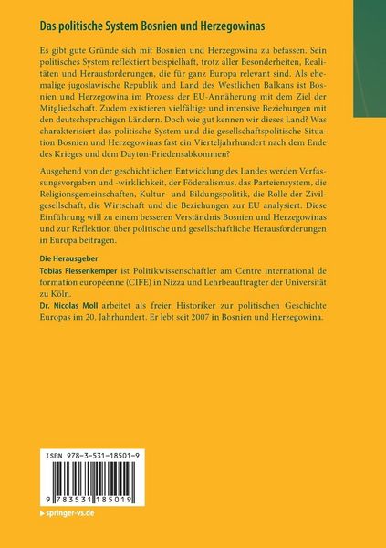 Produktbild: Das politische System Bosnien und Herzegowinas