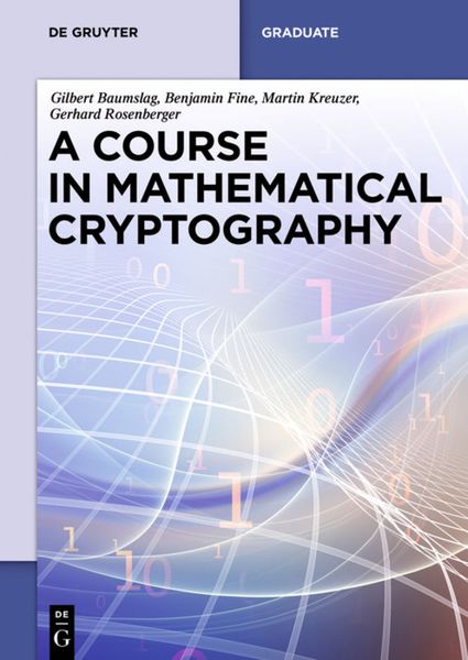 Produktbild: A Course in Mathematical Cryptography