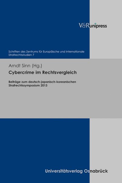 Produktbild: Cybercrime im Rechtsvergleich