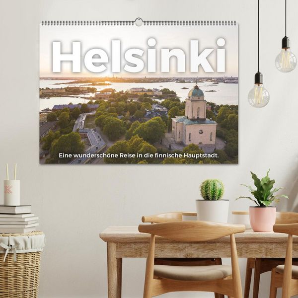 Produktbild: Helsinki - Eine wundersch&ouml;ne Reise in die finnische Hauptstadt. (Wandkalender 2026 DIN A2 quer), CALVENDO Monatskalender
