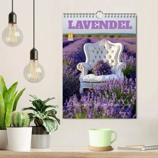 Produktbild: Lavendel (Wandkalender 2026 DIN A4 hoch), CALVENDO Monatskalender