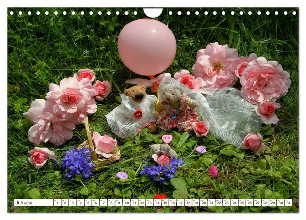 Produktbild: Die Hochzeitsb&auml;rchen (Wandkalender 2026 DIN A4 quer), CALVENDO Monatskalender